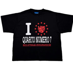 Baby Tee Preta "I LUV CLUB"