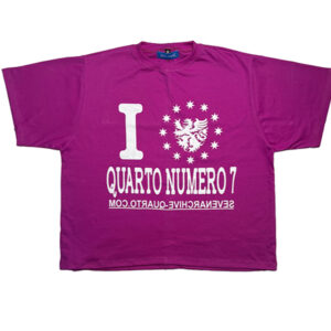 Baby Tee Roxa "I LUV CLUB"